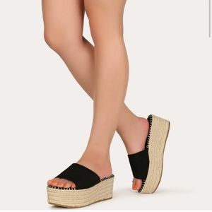 Platform sandles NEW :)